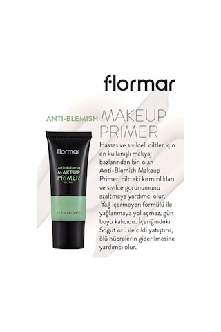 Flormar Blemish Kızarıklık Gizleyici Makyaj Bazı 000 White
