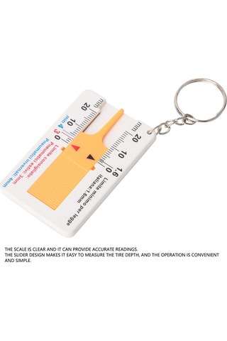 Ximistore9 Plastik Lastik Derinlik Ölçer - 0-20mm Aralığı, 0.1mm Hassasiyet, Taşınabilir Ve Dayanıklı Tasarım