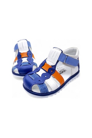 Beebron Ortopedik Erkek Bebek Ve Çocuk Sandaleti Ebgcm2406 Lacivert Mavi Turuncu