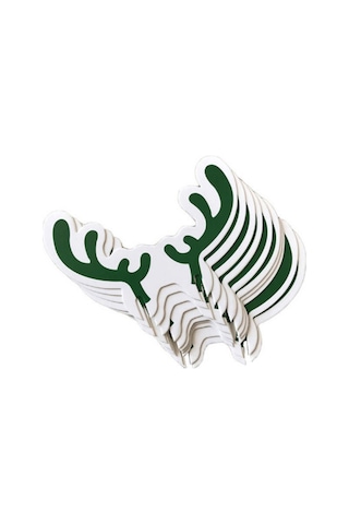 Reedark 10 Adet Noel Temalı Bardak Kartı - Parti Dekorasyonu Ve Kişiselleştirme İçin