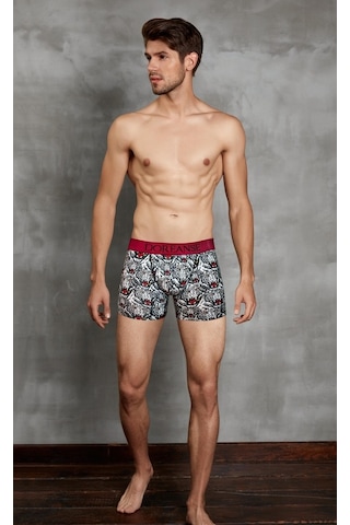 Doreanse 1812 Erkek Modal Çok Renkli Baskılı Boxer Çok Renkli
