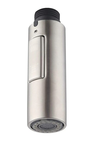 Kosona Sus304 Çelik Fıskiyeli Musluk, Tuş İle Değiştirilebilir Sprey Akış Modu, Çayır Mutfak Uyumlu, Yüksek Isı Ve Basınç Dayanıklı, Kolay Kurulum GÜMÜŞ