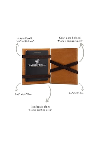 Watchofroyal Magıc Card Holder Crazy Sarı
