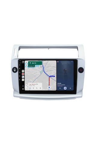 Citroen C4 Android Multimedya Sistemi 2005-2011 8gb Ram, 64gb Hafıza, Bluetooth, Carplay & Android Auto Kamera 9"