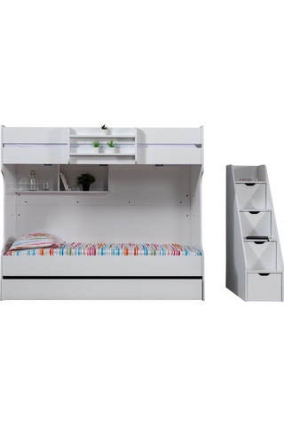 Ranza, Kardem Yavrulu Ranza - Beyaz + 2 Adet Comfort Yatak 90 X 190 CM