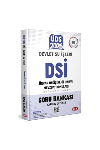 Data 2026 Gys Üds Dsi Devlet Su İşleri Mevzuat Konuları Soru Bankası Çözümlü Görevde Yükselme Ünvan Değişikliği Data Yayınları