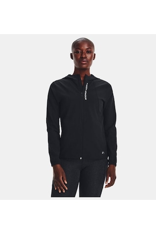 Under Armour Kadın UA Dış Mekan Koşu Mont 1377043-002 Siyah