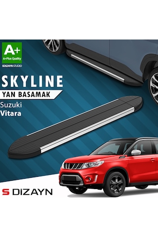 S-dizayn Suzuki Vitara 4 Skyline Krom Yan Basamak 163 Cm 2015 Üzeri A+ Kalite