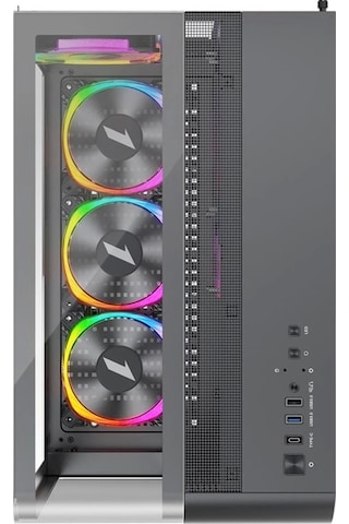 Ontech - 1st Player Rt7 Siyah Dıgıtal 850w 80+ Gold Full Modüler 4x12cm Argb 3 Taraflı Temperli Cam