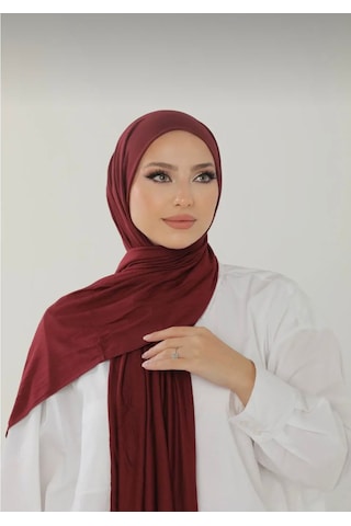 Gesshop Kadın Penya Şal Bordo