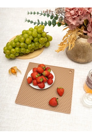 Arrıchi Sıcak Yemekler İçin Mutfak Silikon Standı 170613749 Bej