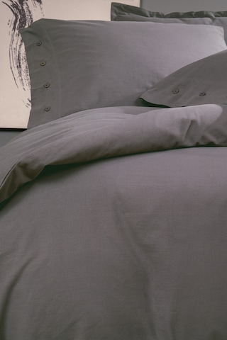 Yataş Bedding Plain Tek Kişilik Ranforce Yıkamalı Nevresim Takımı - Antrasit