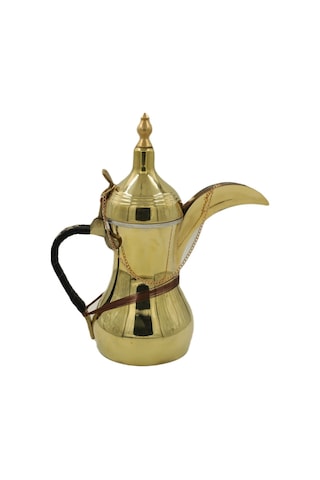 Sarı Bakır 4'lü Mırra Cezve Seti