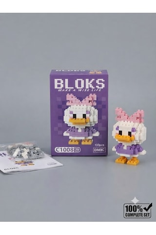 Mor 3d Kalem + 133 Parça Bloks Seti Yaratıcılığını 3 Boyutlu Dünyaya Taşı Ördek