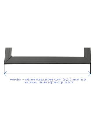 Hotpoint Ariston Uyumlu Buzdolabı Alt Kapı Contası 67 X 120 Cm