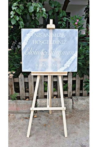 Hdrlazerdizayn Pleksi Dantel Efektli Düğün,Nişan Ve Doğum Günü Karşılama Panosu