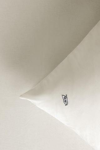 Sarev New Slow City Ekru %100 Pamuk Tek Kişilik Lastikli Çarşaf Seti Ekru