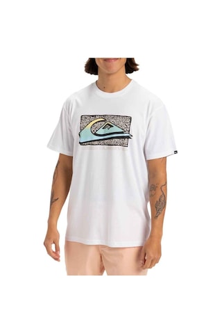 Quiksilver Retro Fade Ss Erkek T-shirt-29754 Beyaz