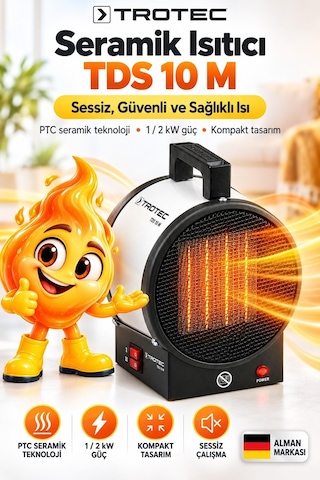 Trotec TDS 10 M Seramik Isıtıcı
