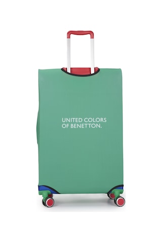United Colors Of Benetton Kabin Boy Koruyucu Valiz Kılıfı Likralı Yeşil Yeşil