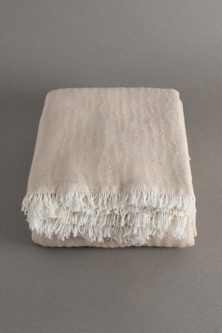 Koza Laks Bej Battaniye 200x230cm 9081 Bej