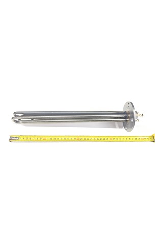 Sern Yuvarlak Flanşlı 35cm 6kw Cr304 Termosifon Isıtıcı Rezistansı 230-400v