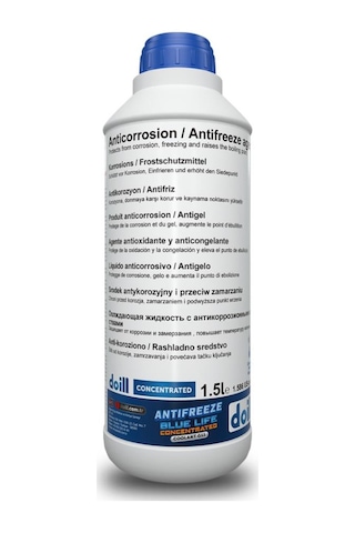 Konsantre - Saf 1.5 Litre Mavi Antifriz - G11 Üretim Yılı: 2025 Mavi