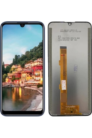 Casper Uyumlu Via E4 Lcd Ekran Dokunmatik Siyah Çıtasız