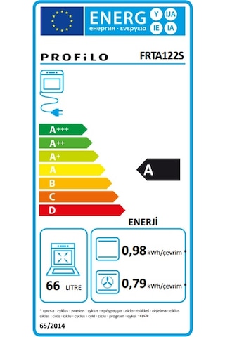 Profilo FRTA122S 66 LT Ankastre Fırın
