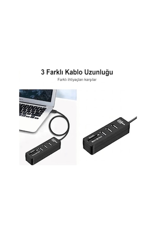 Combo 3 Port Usb 2.0 Hub + Tf / Sd Kart Okuyucu