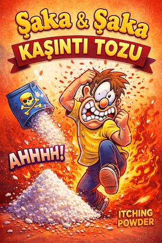 5 Adet Kaşıntı Tozu Şaka Kaşıntı Tozu Eğlence Şaka Amaçlı Toz Standart