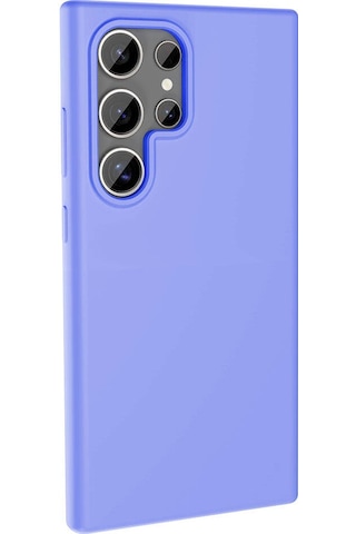 Galaxy S23 Ultra Kılıf M-safe Şarj Özellikli Sıvı Teknolojili Silinebilir Sert Zore Kivi Kapak Kırmızı