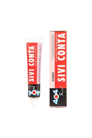 404 Kırmızı Sıvı Conta Yüksek Isıya Dayanıklı Conta 45 Gram