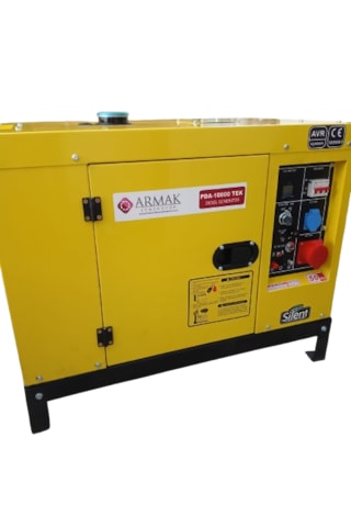 Armak PDA10000TEK 9.4 KVA Dizel Trifaze Kabinli Portatif Jeneratör