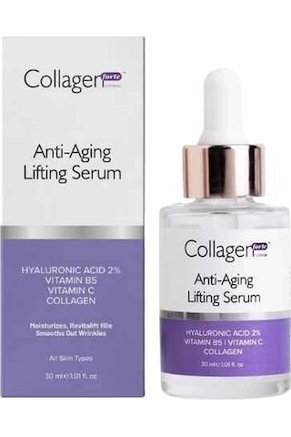 Collagen Forte Platinum Hyaluronik Asit Yaşlanma Karşıtı Sıkılaştırıcı Serum 30 ML