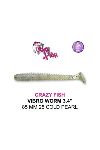 Crazy Fısh Vıbro Worm 85 Mm Aromalı Silikon Yem
