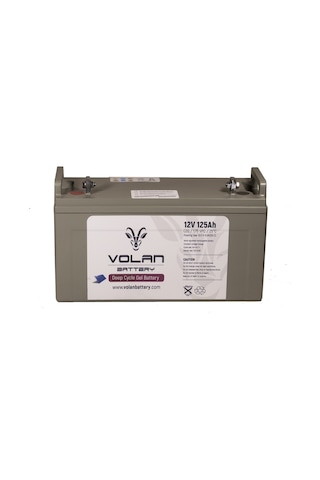 12 Volt 125 Amper Jel Akü Deepcycle Derindöngü