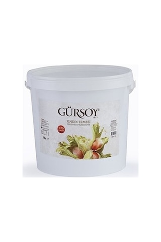 Gürsoy Fındık Ezmesi Plastik Kova 5 KG Gürsoy Fındık Ezmesi Plastik Kova 5 KG