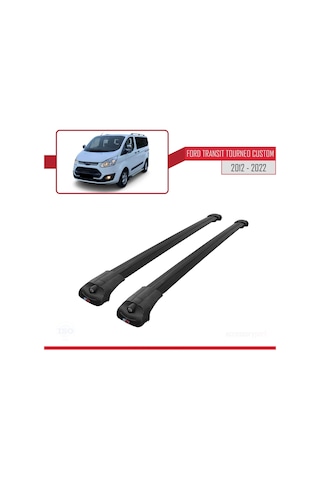 Ford Transit Tourneo - Custom 2012-2023 Arası İle Uyumlu Ace-1 Ara Atkı Tavan Barı Siyah