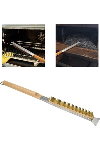 Homyl Pizza Fırın Fırçası Çıkarılabilir Taşı Kamplar C