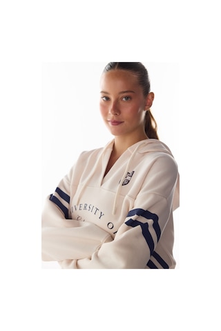 Penti Ekru Cambridge V Yaka Uzun Kollu Sweatshirt Ecru