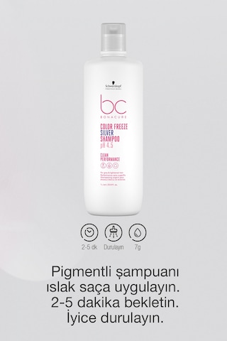 Schwarzkof Bc Clean Renk Koruyucu Gümüş Şampuan 1 L