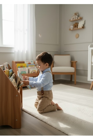 Togi Kids Wear Erkek Bebek Papyonlu Askılı Takım Gömlek Pantolon 1-4 Yaş Şık Kombin Açık Mavi