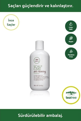 Paul Mitchell Tea Tree Scalp Care Thinning Shampoo 300 ML