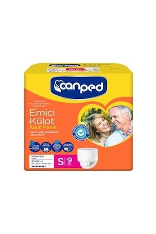 Canped Emici Külot Hasta Bezi S 9&apos Lu
