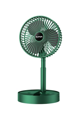 Fan Katlanabilir Uzayabilir Taşınabilir Kablosuz Şarjlı Portatif Masa Üstü Vantilatör Fan