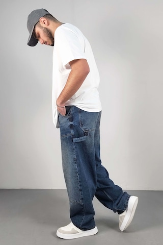 Cedy Denim Cedy Denım Yüksek Kalite Erkek Yüksek Bel Worker Tarz Skater Jean Kahve-tint