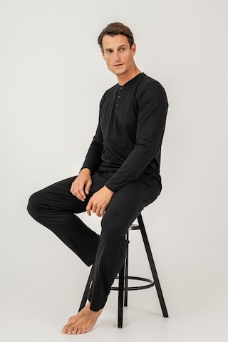 Arnetta Erkek Siyah Pijama Takımı Ar3694-s-v2 Siyah