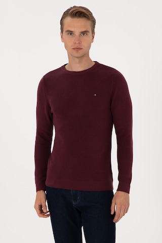 U.S. Polo Assn. U.s. Polo Assn. Erkek Plum Kazak /triko 50313667-vr177 New Plum