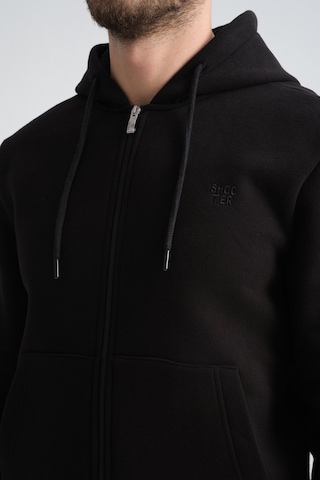 Shooter Sportswear Shooter Erkek Kışlık Eşofman Takımı Luxe Regular Kapüşonlu Siyah